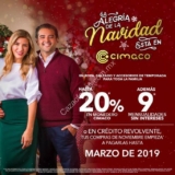 Promoción Alegría de la Navidad Cimaco: Hasta 20% en monedero y hasta 9 msi