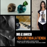 Promoción Apertura Mecánico Jeans Centro: Toda la tienda a mitad de precio + coctel y DJ del 1 al 5 de junio