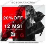 Promoción BCBGMAXAZRIA El Buen Fin 2018: 20% de descuento en toda la tienda + 12 MSI