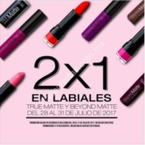 Promoción Bellísima Día Internacional del Labial: 2×1 en labiales este fin de semana