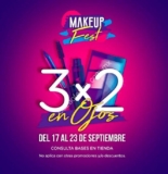 Promoción Bellísima Makeup Fest 2018: 3×2 en maquillaje para ojos