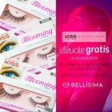 Promoción Bellísima Makeup Fest: pestañas de regalo en compras de $499 o más en la marca Kiss