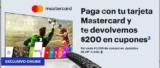 Promoción Best Buy Mastercard: $200 en cupones por cada $1,000 de compra en pantallas de 49” o más