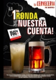 Promoción Cervecería de Barrio El Buen Fin 2018: primer cerveza Gratis en consumo de alimentos