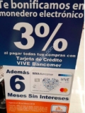 Promoción Chedraui Vive Bancomer: 3% en monedero + 6 MSI en toda la tienda