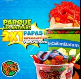 Promoción Chilim Balam apertura Parque Las Antenas: 2×1 en Papas y Especialidades este fin de semana