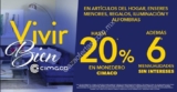 Promoción Cimaco Vivir Bien: 20% en monedero y hasta 6 msi en hogar, enseres menores, regalos, iluminación y alfombras