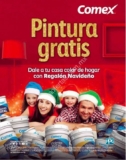 Promoción Comex de pintura Gratis con el Regalón Navideño 2018