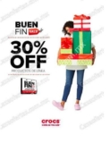 Promoción Crocs El Buen Fin 2018: 30% de descuento en artículos seleccionados