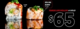 Promoción Día del Sushi Nikkori: Todos los rollos a sólo $65 este 18 de junio