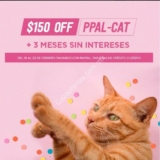 Promoción Día del Gato 20 de febrero: cupón de $150 de descuento en Pet N’ Go