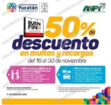 Promoción El Buen Fin 2018 del gobierno de Yucatán: 50% de descuento en multas y recargos