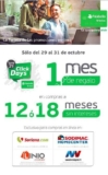 Promoción Falabella Soriana Click Days: 1 mes de regalo en compras a 12 o 18 meses sin intereses