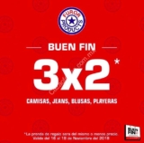 Promoción Furor El Buen Fin 2018: 3×2 en camisas, jeans, blusas y playeras
