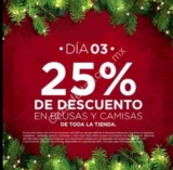 Promoción H&M 12 Días de Regalos para Navidad: 25% de descuento en blusas y camisas
