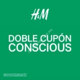 Promoción H&M doble cupón Conscious al reciclar tu ropa