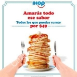 Promoción IHop todos los pancakes que puedas comer por $49 hasta el 28 de septiembre