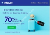 Promoción Interjet Black Friday 2018: hasta 70% de descuento + maleta gratis