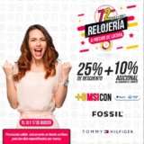 Promoción Joyerías Bizzarro 72 hrs de Relojería: 25% de descuento + 10% adicional en relojes