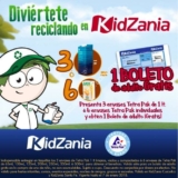 Promoción Kidzania Tetra Pak: Boleto de adulto gratis si llevas envases para reciclar