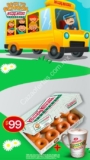 Promoción Krispy Kreme Regreso a Clases: Docena glaseada a sólo $99 y llévate gratis un café este fin de semana