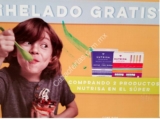 Promoción Nutrisa de helado Gratis en la compra de 2 productos en supermercado