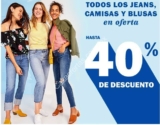 Promoción Old Navy Regreso a Clases: Hasta 40% de descuento en todos los jeans, camisas y blusas