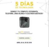 Promoción Palacio de Hierro 5 Días de Tecnología del 26 al 30 de abril 2018