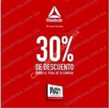 Promoción Reebok El Buen Fin 2018: 30% de descuento sobre el total de tu compra