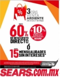 Promoción Sears 3 Días de Venta Ardiente 2018: hasta 60% de descuento o 15 MSI