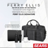 Promoción Sears Perry Ellis: maleta de viaje de regalo en compras a partir de $1500