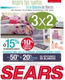 Promoción Sears Quincena de Blancos: 3×2 en ropa de cama, toallas, almohadas, etc