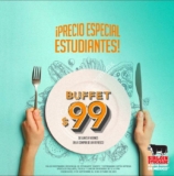 Promoción Sirloin Stockade regreso a clases: buffet para estudiantes a $99