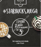 Promoción Starbucks Juega el Mundial: 3×2 en bebidas hasta las 12pm