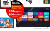 Promoción Totalplay El Buen Fin 2018: Descuento de por vida y 300 megas y 300 canales gratis por 1 mes