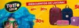Promoción Totto Loco 2018: del 20% al 50% de descuento en bolsas, maletas, mochilas y más