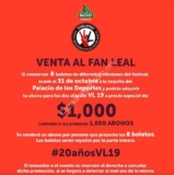 Promoción Vive Latino 2019 Fan Leal: abonos a $1,000 presentando 8 boletos de ediciones anteriores