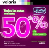 Promoción Volaris Cyber Monday 2018: hasta 50% de descuento en todos los vuelos + 10% adicional con V.Club