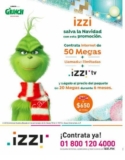 Promoción de Navidad izzi: internet de 50 megas de velocidad al precio de 20 por 6 meses