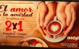 Promoción de San Valentín IHop: 2×1 en pancakes, crepas y sandwiches