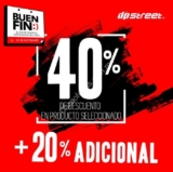 Promoción dpstreet El Buen Fin 2018: Hasta 40% de descuento + 20% adicional