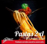 Promoción restaurantes Ginos: 2×1 en pastas a partir de las 18:00 horas