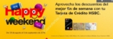 Promociones HSBC Happy Weekend: 5% de bonificación + MSI + descuentos especiales este fin de semana