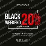 Promociones Studio F Buen Fin 2017: 25% y 50% de descuento en toda la tienda