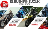 Promociones Suzuki El Buen Fin 2018: Bonos de hasta $30,000 en motocicletas