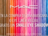 Promoción MAC Cosmetics: Compra una mascara o eye liner y llévate de regalo un small eye shadow