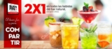 Promoción 100% Natural Buen Fin 2017: 2×1 en bebidas