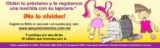 Promoción Apoyo Económico mochila y lapicera GRATIS al pedir un préstamo