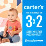 3×2 en toda la mercancía Carter’s en tiendas Promoda