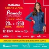 Promoción Promoda Centenario: $250 en cupones si llegas antes de las 10am